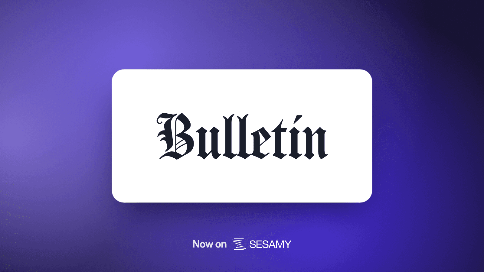 Bulletin logo
