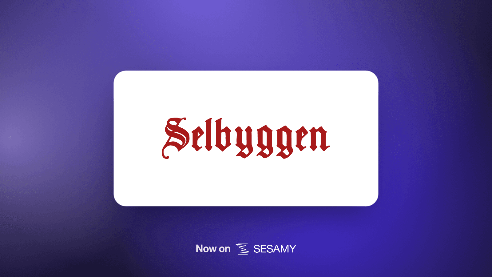 Selbyggen logo